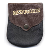 Leather Medjugorje Snap Rosary Pouch