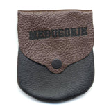 Leather Medjugorje Snap Rosary Pouch