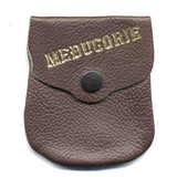 Leather Medjugorje Snap Rosary Pouch