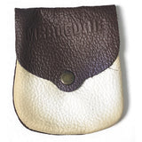 Leather Medjugorje Snap Rosary Pouch