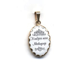 Our Lady of Medjugorje Ceramic Medal