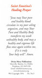 The Healing Prayer of St. Faustina