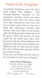St. Peregrine Cancer Prayer Card
