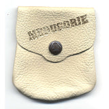 Leather Medjugorje Snap Rosary Pouch