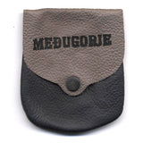 Leather Medjugorje Snap Rosary Pouch