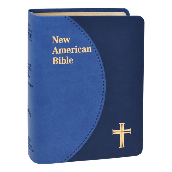 St. Joseph NAB Personal Size Blue Leatherette Bible