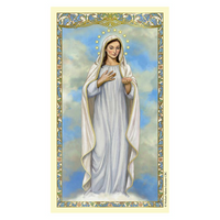 Our Lady of Medjugorje Prayer Card