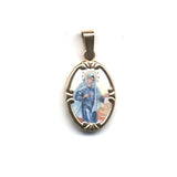 Our Lady of Medjugorje Ceramic Medal