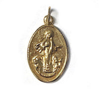 Gold-Tone Our Lady of Medjugorje Medal
