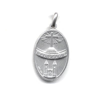 Large Our Lady of Medjugorje in Sterling Silver