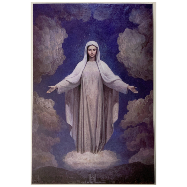 Our Lady of Medjugorje Painting Sticker