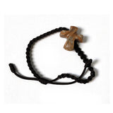 Handcrafted Rock Cross Corded Bracelet
