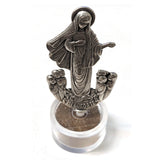 Round Terra Base Our Lady Statue