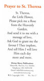 St. Theresa Prayer Card