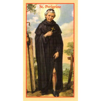 St. Peregrine Cancer Prayer Card