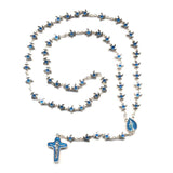 Medjugorje Holy Spirit Rosary with Blue Enamel