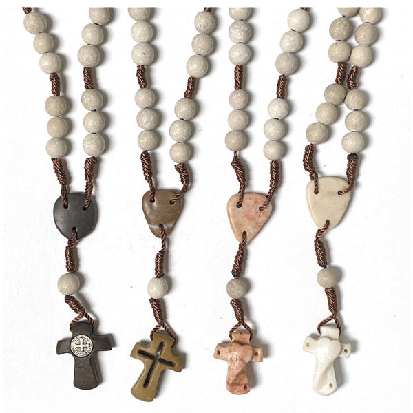 Handcrafted Rock Peace Chaplet