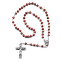 Scented Wood Trinity Crucifix Rosary
