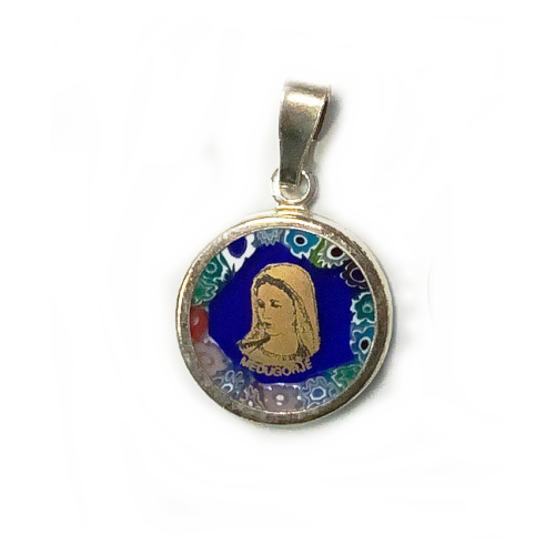 Small Murano Glass Medal of Our Lady
