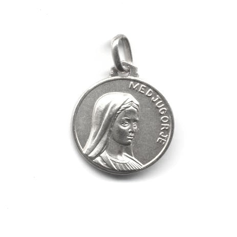 Medjugorje Medal in Sterling Silver