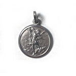 Small St. Michael Medal in Sterling Silver