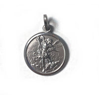 Large St. Michael Medal in Silver