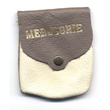 Leather Medjugorje Snap Rosary Pouch