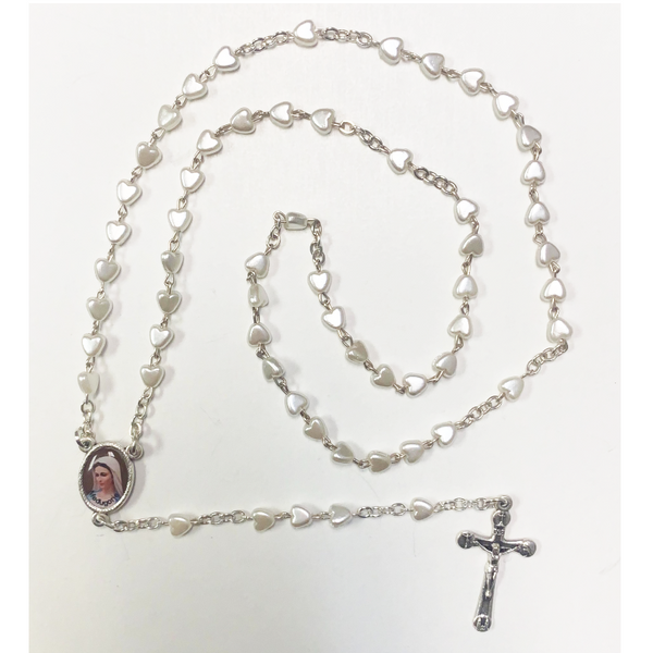 Medjugorje Heart Bead Rosaries